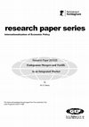 Research paper thumbnail of Endogenous mergers and tariffs in an integrated market