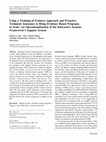 Research paper thumbnail of Using a Training-of-Trainers Approach and Proactive Technical Assistance to Bring Evidence Based Programs to Scale: An Operationalization of the Interactive Systems Framework's Support System