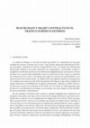 Research paper thumbnail of Blockchain y smart contracts. En el tráfico jurídico externo