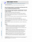 Research paper thumbnail of Serum 25-hydroxyvitamin D concentrations and lung cancer risk in never-smoking postmenopausal women