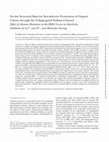 Research paper thumbnail of On the Structural Basis for Size-selective Permeation of Organic Cations through the Voltage-gated Sodium Channel