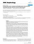 Research paper thumbnail of A systematic review of patient and health system characteristics associated with late referral in chronic kidney disease