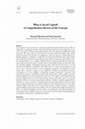 Research paper thumbnail of What is Social Capital? A Comprehensive Review of the Concept