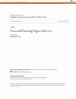 Research paper thumbnail of Successful Parenting Begins with Love