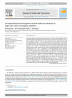 Research paper thumbnail of An experimental investigation of flow-induced vibration of high-side-ratio rectangular cylinders