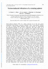 Research paper thumbnail of Vortex-induced vibration of a rotating sphere