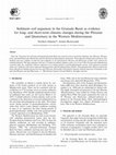 Research paper thumbnail of Sediment–soil sequences in the Granada Basin as evidence for long- and short-term climatic changes during the Pliocene and Quaternary in the Western Mediterranean