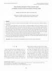 Research paper thumbnail of Shear Bonding Strength of Three Cements Luted on Pediatric Zirconia Crowns and Dentin of Primary Teeth