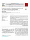 Research paper thumbnail of Simultaneous optimization of mobile phase composition and pH using retention modeling and experimental design