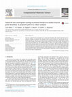 Research paper thumbnail of Supercell size convergence testing in uniaxial tensile test studies of an Al grain boundary: A proposed path to a robust analysis