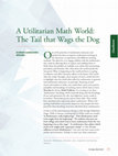 Research paper thumbnail of A Utilitarian Math World: The Tail that wags the Dog