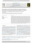 Research paper thumbnail of Plant responses to ozone: Effects of different ozone exposure durations on plant growth and biochemical quality of Brassica campestris L. ssp. chinensis