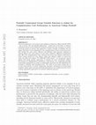 Research paper thumbnail of Partially Constrained Group Variable Selection to Adjust for Complementary Unit Performance in American College Football