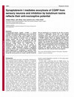 Research paper thumbnail of Synaptobrevin I mediates exocytosis of CGRP from sensory neurons and inhibition by botulinum toxins reflects their anti-nociceptive potential