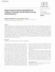 Research paper thumbnail of Improving Eyewitness-Identification Evidence Through Double-Blind Lineup Administration