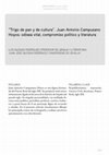 Research paper thumbnail of Trigo de pan y de cultura. Juan Antonio Campuzano Hoyos: odisea vital, compromiso político y literatura