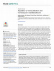 Research paper thumbnail of Regulation of heme utilization and homeostasis in Candida albicans