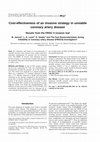 Research paper thumbnail of Cost-effectiveness of an invasive strategy in unstable coronary artery disease. Results from the FRISC II invasive trial