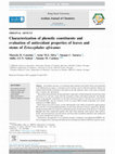 Research paper thumbnail of Characterization of phenolic constituents and evaluation of antioxidant properties of leaves and stems of Eriocephalus africanus