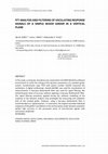 Research paper thumbnail of FFT analysis and filtering of oscillating response signals of a simple wood girder in a vertical plane