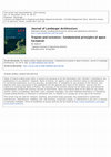 Research paper thumbnail of Tropism and Tectonics - Fundamental principles of space formation