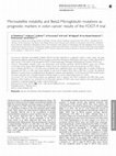 Research paper thumbnail of Microsatellite instability and Beta2-Microglobulin mutations as prognostic markers in colon cancer: results of the FOGT-4 trial