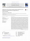 Research paper thumbnail of Application of the extreme learning machine algorithm for the prediction of monthly Effective Drought Index in eastern Australia