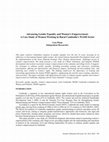 Research paper thumbnail of Advancing Gender Equality and Women's Empowerment: A Case Study of Women Working in Rural Cambodia's WASH Sector