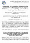 Research paper thumbnail of The effect of increasing doses of N application on some agronomic characteristics, vitamin C, protein and mineral content of mibuna (Brassica rapa var. nipposinica) and mizuna (Brassica rapa var. japonica) plants