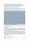 Research paper thumbnail of The effects of hazelnut biochar and mycorrhiza applications on some biological characteristics of pak choi (Brassica rapa L. subsp. chinensis L.) plant