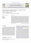 Research paper thumbnail of Structure discovery in Bayesian networks: An analytical tool for analysing complex animal health data