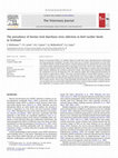 Research paper thumbnail of The prevalence of bovine viral diarrhoea virus infection in beef suckler herds in Scotland