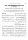 Research paper thumbnail of Synthesis, Absorption Spectra Studies and Biological Activity of Some Novel Conjugated Dyes