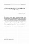 Research paper thumbnail of Ulusal Yönetim Modeli Arayışı: Ulusal Havayolu Yönetimi Örnek Olayı