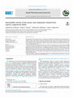 Research paper thumbnail of Anticandidal activity of the extract and compounds isolated from Cyperus conglomertus Rottb