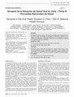 Research paper thumbnail of Sinopsis de la Situación de Salud Oral en Chile - Parte II: Diagnósticos Poblacionales de Salud Oral