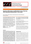 Research paper thumbnail of Agressive inflammatory myofibroblastic tumor of the liver with underlying schistosomiasis: A case report