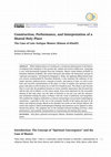 Research paper thumbnail of Construction, Performance, and Interpretation of a Shared Holy Place: The Case of Late Antique Mamre (Rāmat al-Khalīl)