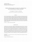 Research paper thumbnail of Analysis of the pour point of coconut oil as a lubricant base stock using differential scanning calorimetry