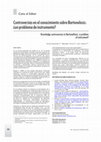 Research paper thumbnail of Controversias en el conocimiento sobre Bartonelosis: ¿un problema de instrumento?