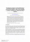 Research paper thumbnail of Develompment of Inquiry Learning Model based on Technological Pedagogical and Content Knowledge (TPACK) in Developing 4 C Skills (Cricital Thingking, Creativity, Communication, Collaboration) Early Childhood