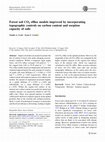 Research paper thumbnail of Forest soil CO2 efflux models improved by incorporating topographic controls on carbon content and sorption capacity of soils