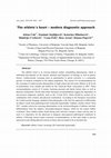 Research paper thumbnail of The athlete's heart: Modern diagnostic approach