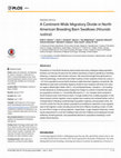 Research paper thumbnail of Correction: A Continent-Wide Migratory Divide in North American Breeding Barn Swallows (Hirundo rustica)