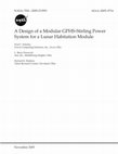 Research paper thumbnail of A Design of a Modular GPHS-Stirling Power System for a Lunar Habitation Module