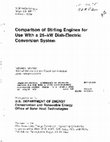 Research paper thumbnail of A Comparison of Stirling Engines for Use With A 25 kW Dish-Electric Conversion System