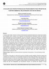 Research paper thumbnail of Avaliação das Fontes Potenciais de Financiamento para Projetos de Caráter Ambiental Relacionados aos ODS no Brasil