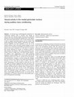 Research paper thumbnail of Neural activity in the medial geniculate nucleus during auditory trace conditioning