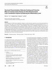 Research paper thumbnail of Structural Characterization, Molecular Docking and Protective Effect on Coronary Artery Disease of a New Nanostructured Cu(II)-Coordination Polymer by Reducing the Inflammatory Level