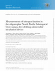 Research paper thumbnail of Measurements of nitrogen fixation in the oligotrophic North Pacific Subtropical Gyre using a free-drifting submersible incubation device